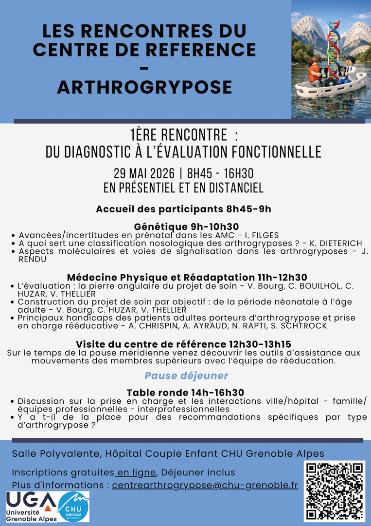 Reference Center Meet-Ups on Arthrogryposis (May 29, 2026) featuring expert talks, functional assessment, rehabilitation care planning, and a collaborative roundtable on care pathways, available in person and online.
